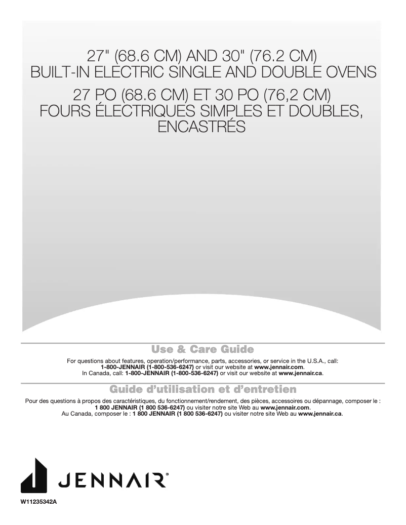 Image de la première page du manuel de l'appareil JJW2827IL