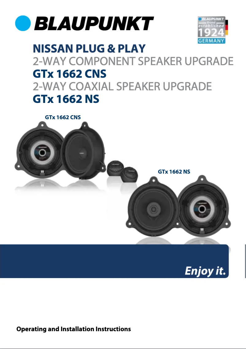 Image de la première page du manuel de l'appareil Nissan GTx 1662