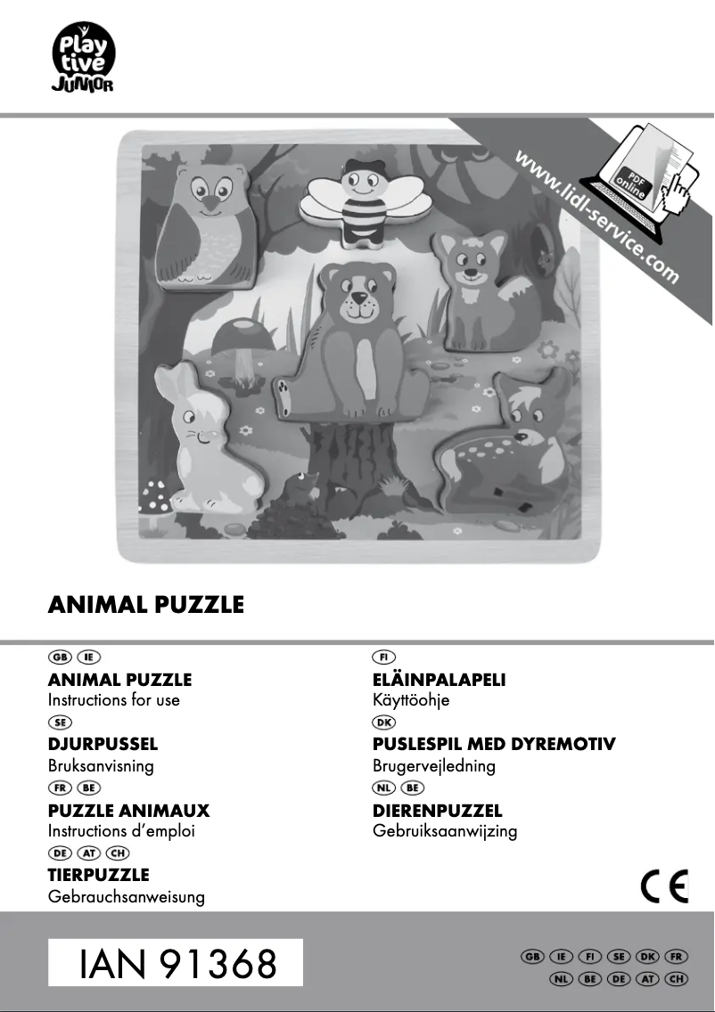 Image de la première page du manuel de l'appareil IAN 91368