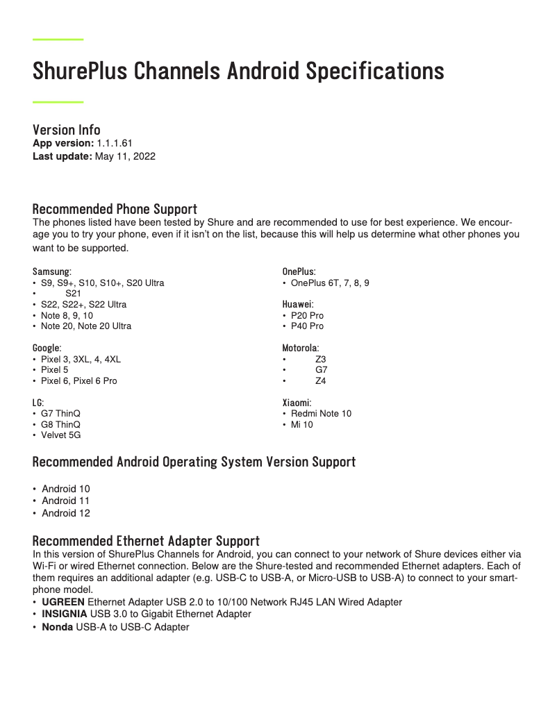 Image de la première page du manuel de l'appareil Plus MOTIV Video