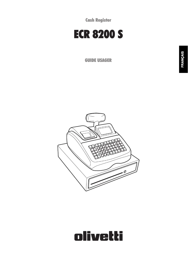 Page n°1 - Manuel utilisateur Olivetti ECR 8200S