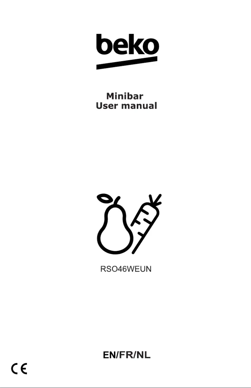 Page n°1 - Manuel utilisateur Beko RSO46WEUN