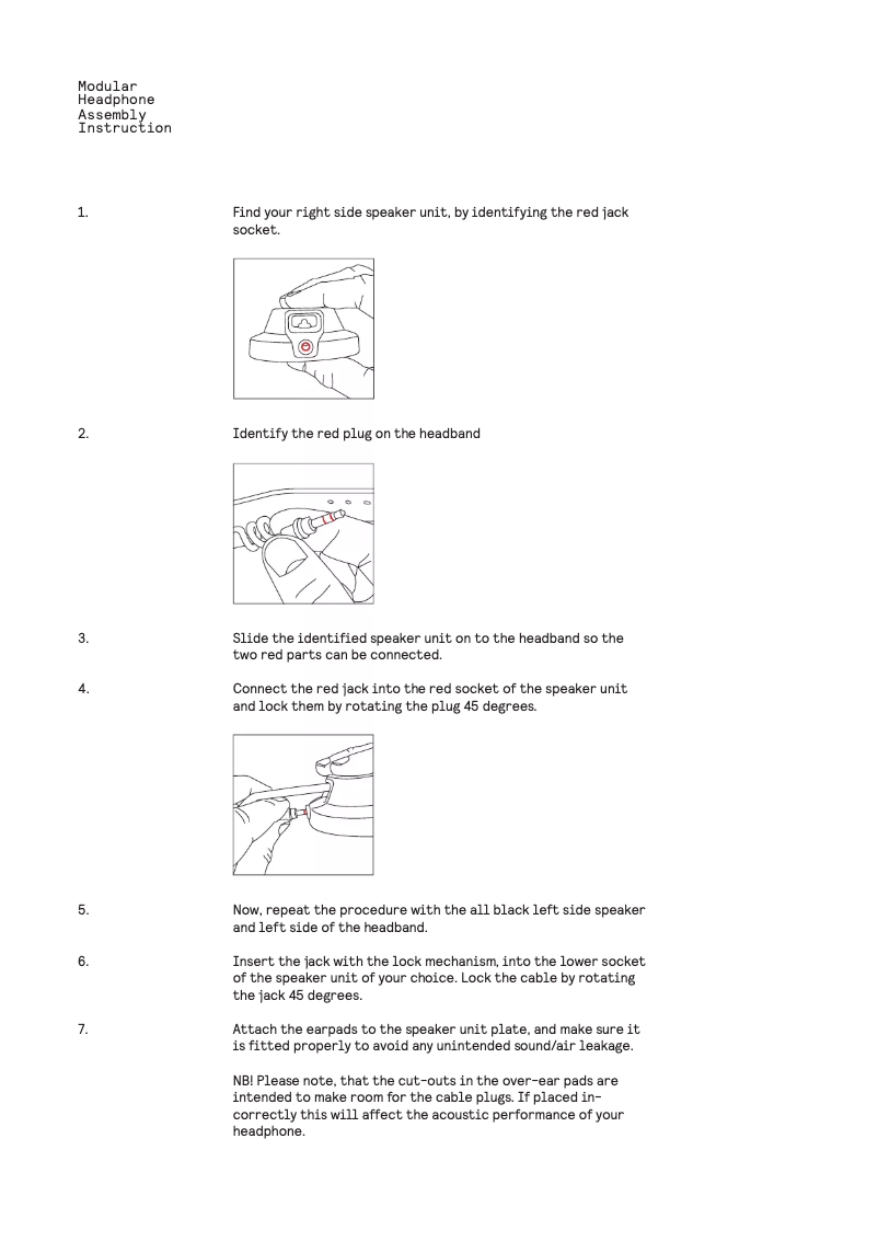 Page n°1 - Manuel utilisateur AIAIAI TMA-2 Move