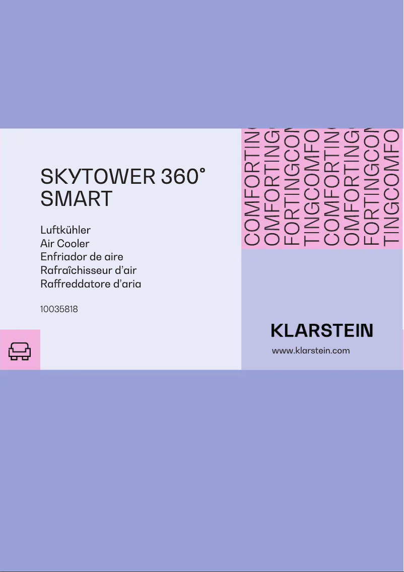 Page 1 de la notice Manuel utilisateur Klarstein Skytower 360 Smart