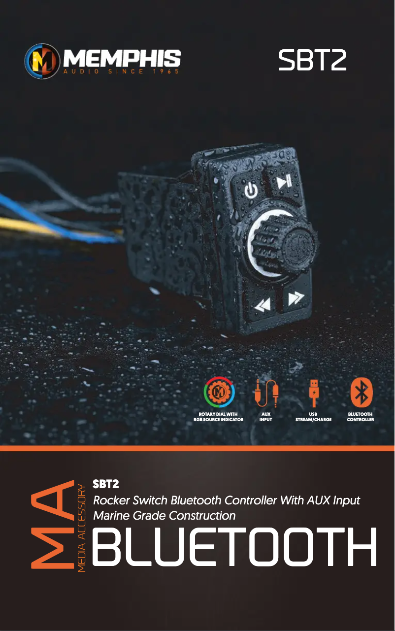 Page 1 de la notice Manuel utilisateur Memphis Audio SBT2