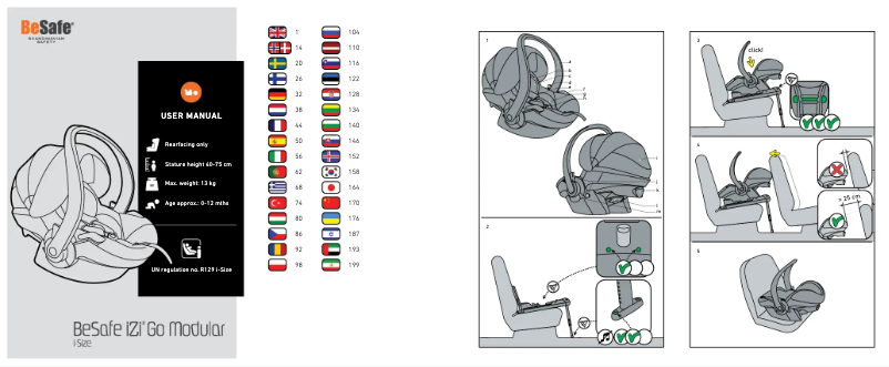 Page 1 de la notice Manuel utilisateur Ergobaby Metro