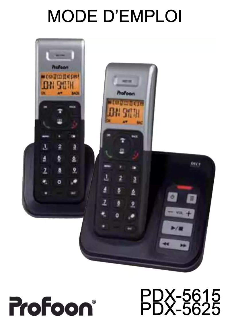 Página 1 del manual Manual de usuario Profoon PDX-5615