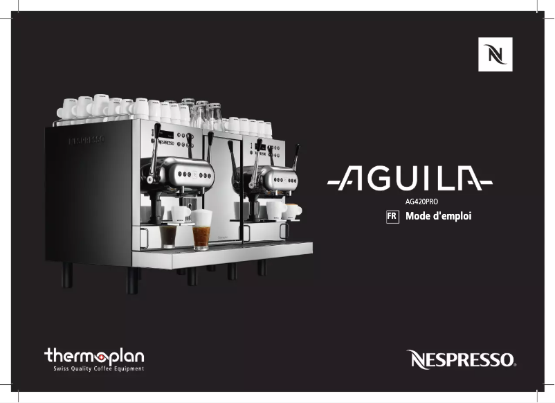 Image de la première page du manuel de l'appareil Aguila Nespresso AG420PRO