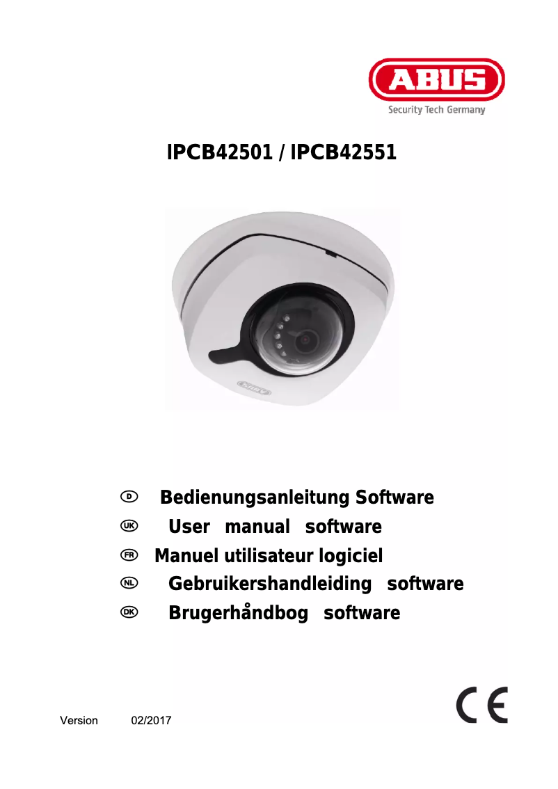 Page n°1 - Manuel utilisateur Abus IPCB42551