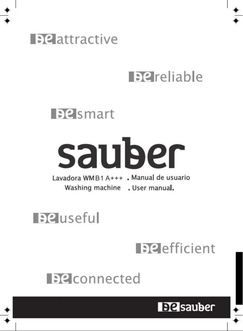 Page 1 de la notice Manuel utilisateur Sauber WMB1