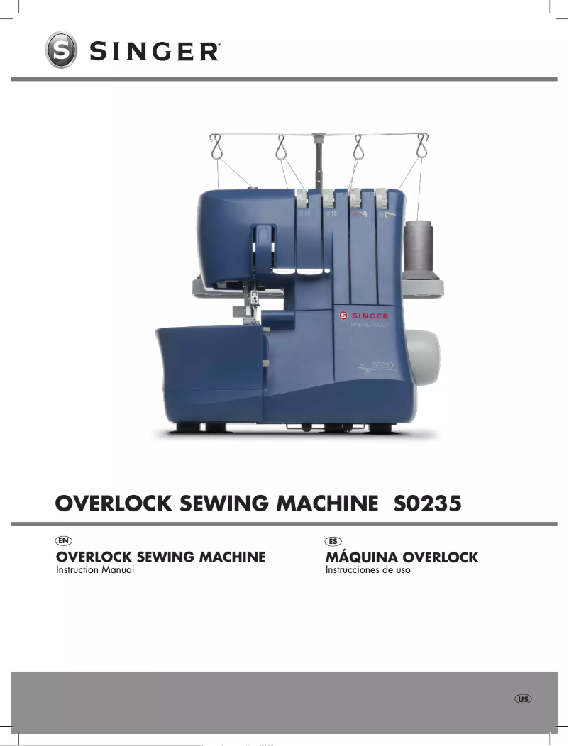 Page n°1 - Manuel utilisateur Singer S0230
