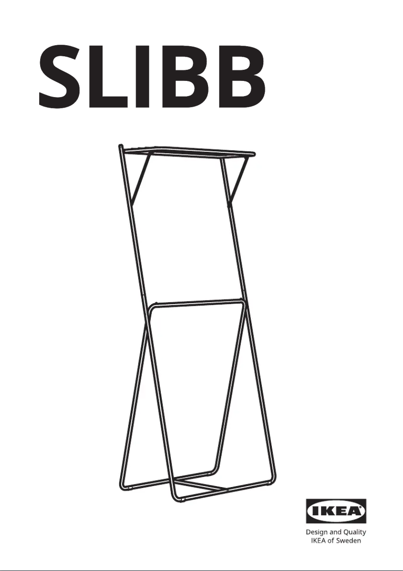 Page 1 de la notice Manuel utilisateur Ikea SLIBB 205.064.66