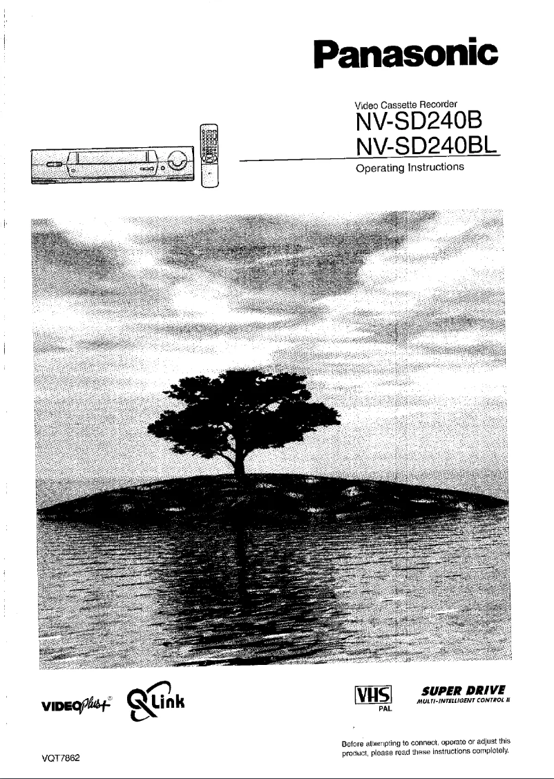 Page n°1 - Manuel utilisateur Panasonic NV-SD240