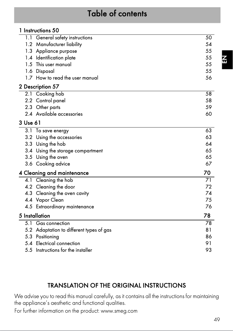 Image de la première page du manuel de l'appareil B901GMXI9