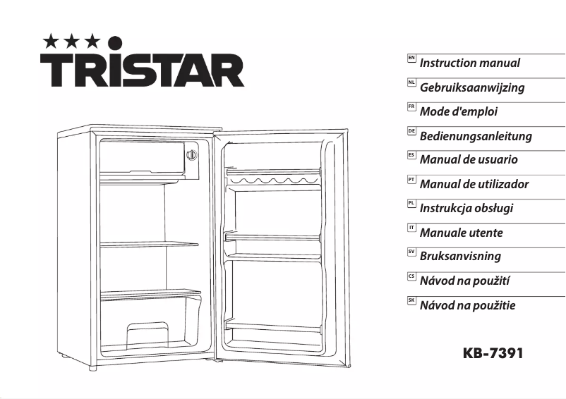 Page n°1 - Manuel utilisateur TriStar KB-7391