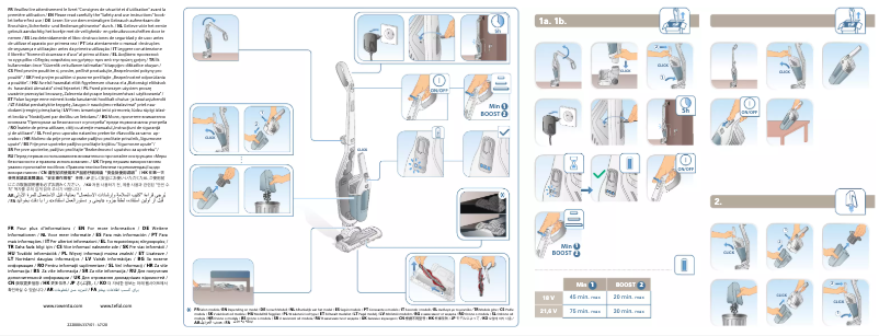 Page n°1 - Fiche technique Rowenta Dual Force 2 in 1 RH6737