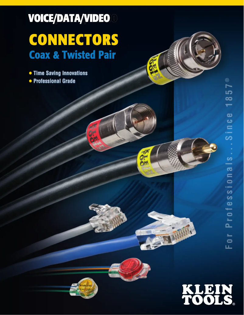 Page n°1 - Brochure Klein Tools VDV212-008