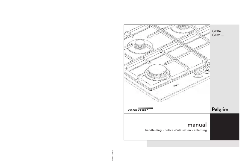 Page 1 of the manual User Manual Pelgrim GKV 105