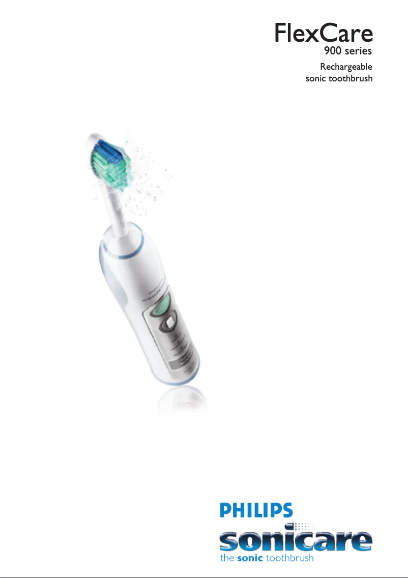 Page 1 de la notice Manuel utilisateur Philips Sonicare FlexCare HX6932