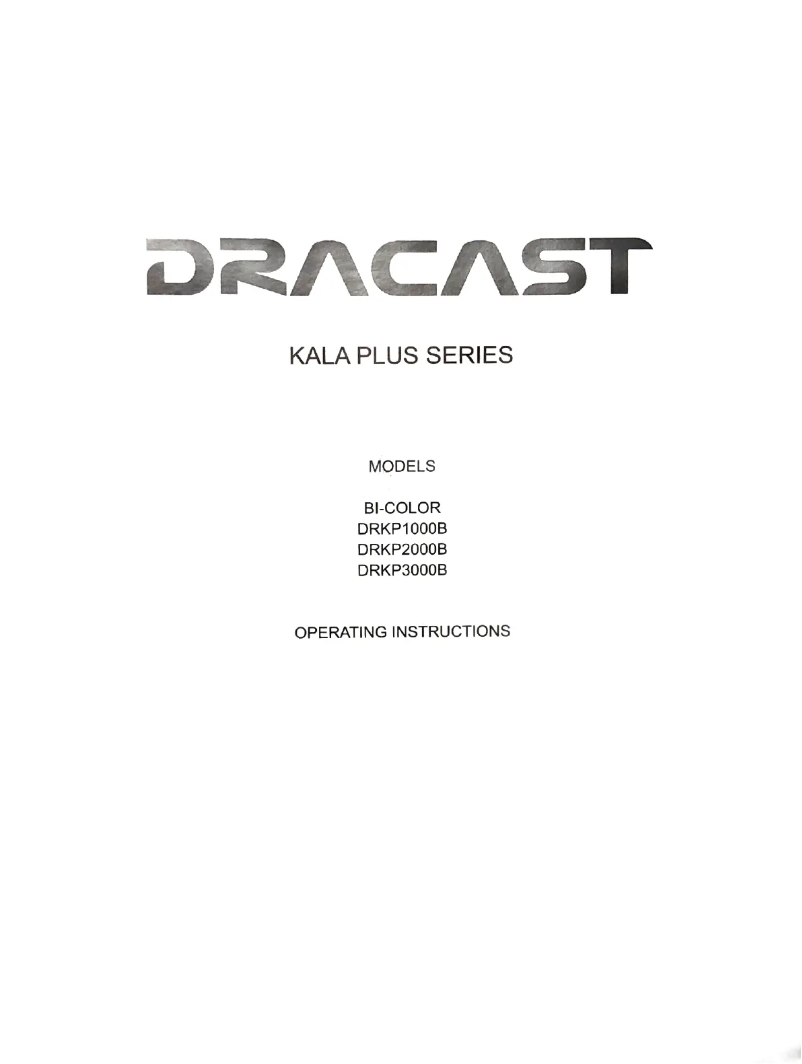 Image de la première page du manuel de l'appareil Fresnel Studio LED2000