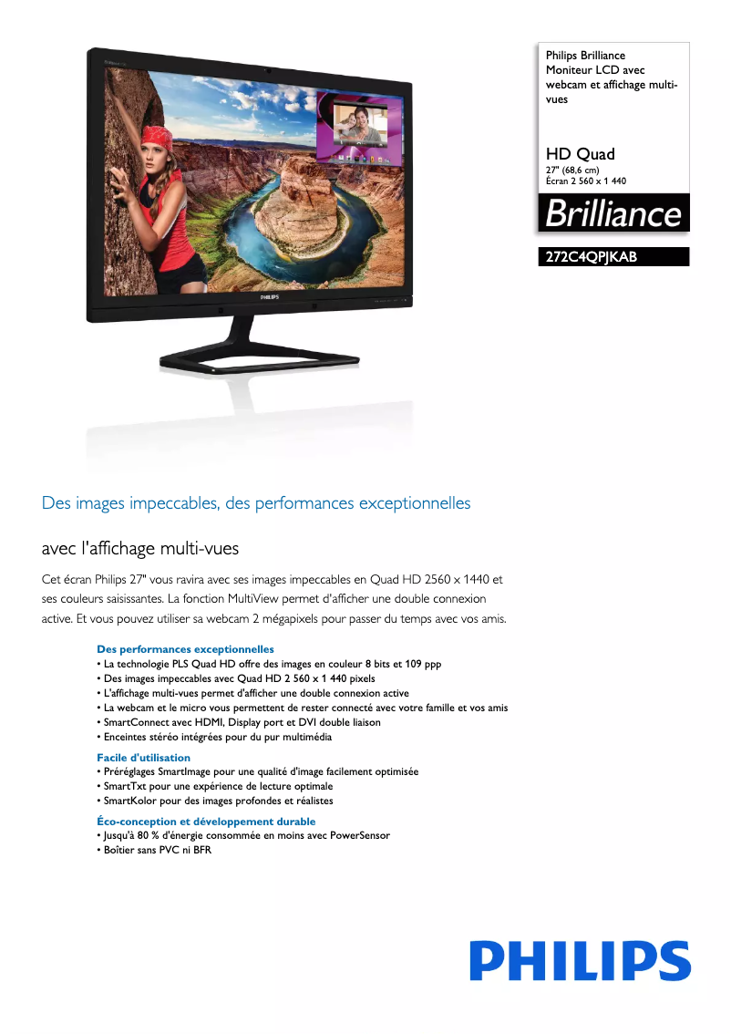 Page n°1 - Fiche technique Philips Fidelio M2BT