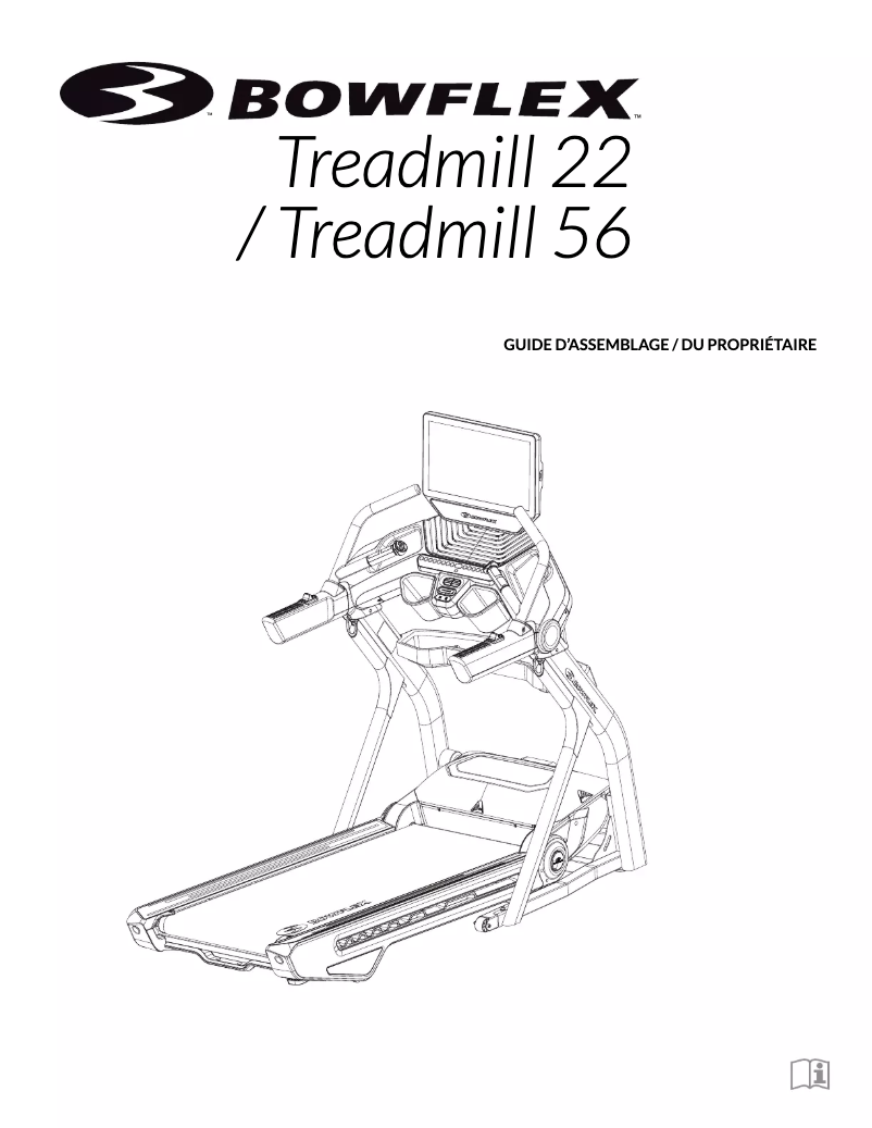 Página 1 del manual Instrucciones / montaje Bowflex Treadmill 56