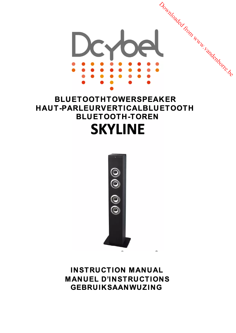 Image de la première page du manuel de l'appareil Skyline