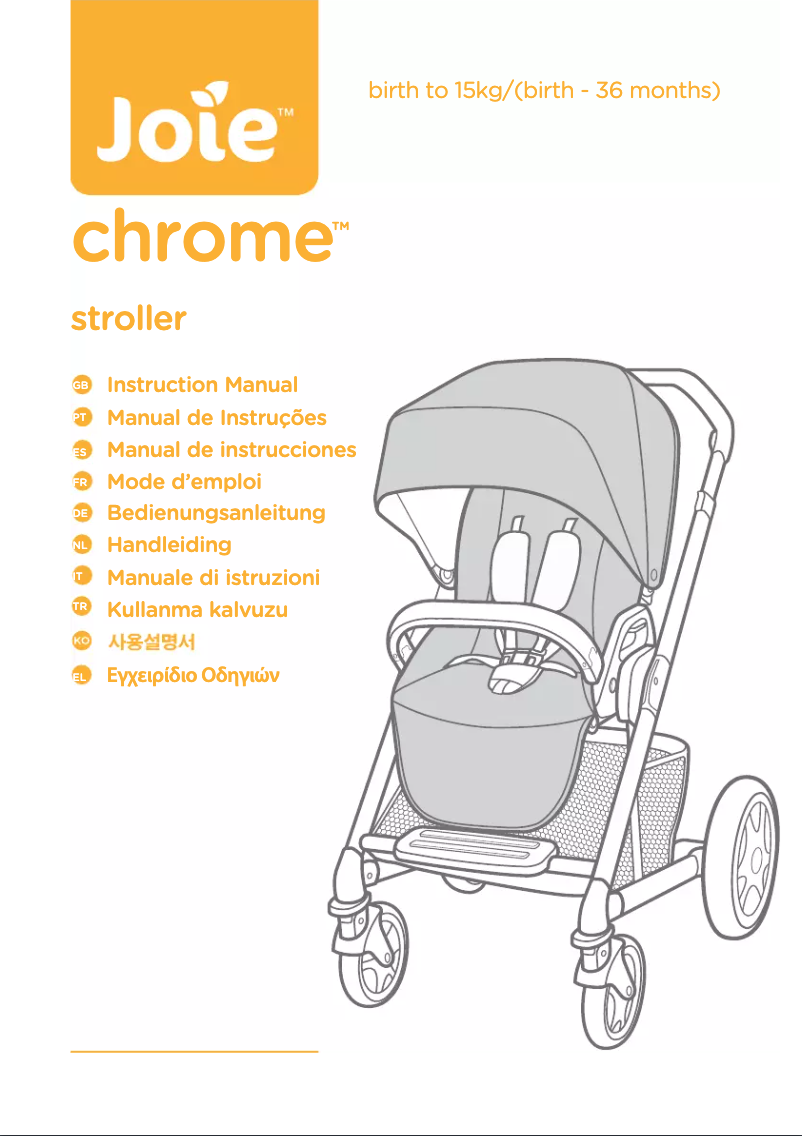 Page 1 de la notice Manuel utilisateur Joie Chrome