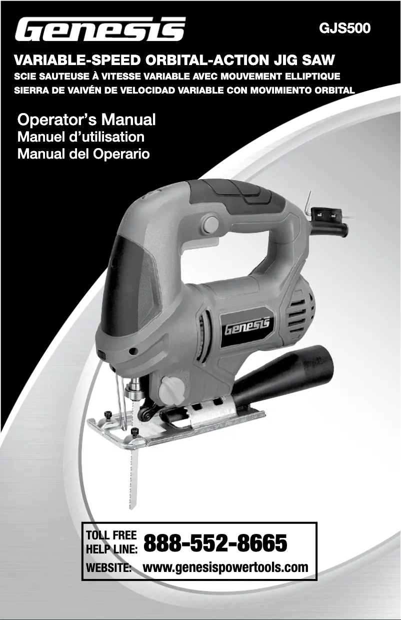 Página 1 del manual Manual de usuario Genesis GJS500