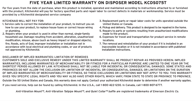 Image de la première page du manuel de l'appareil KCDS075T