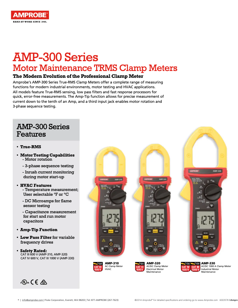 Image de la première page du manuel de l'appareil AMP-330