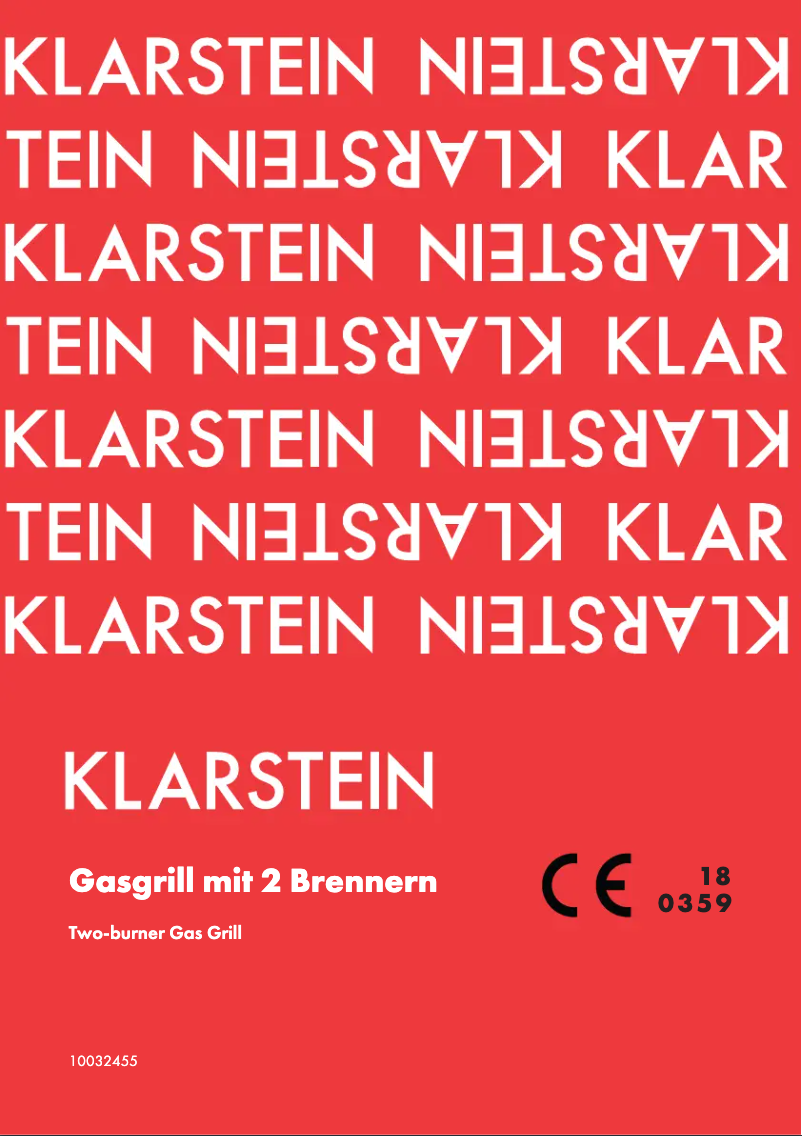 Page 1 de la notice Manuel utilisateur Klarstein 10032455