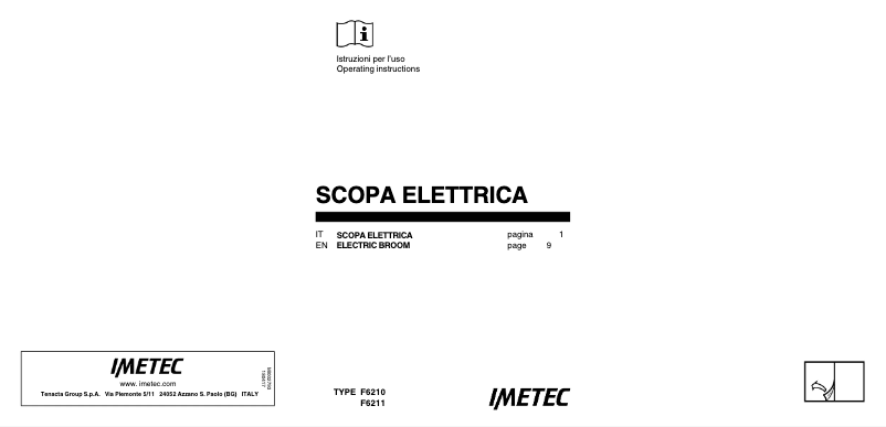 Page n°1 - Manuel utilisateur Imetec Piuma Force ++ C2-300