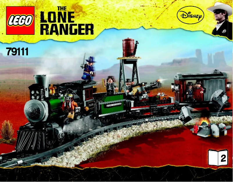 Page 1 de la notice Manuel utilisateur Lego The Lone Ranger 79111