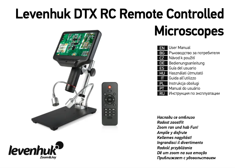 Page n°1 - Manuel utilisateur Levenhuk DTX RC3