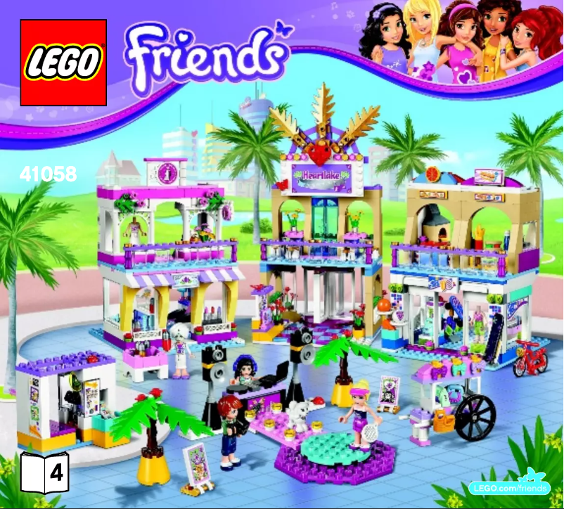 Page 1 de la notice Manuel utilisateur Lego Heartlake Shopping Mall