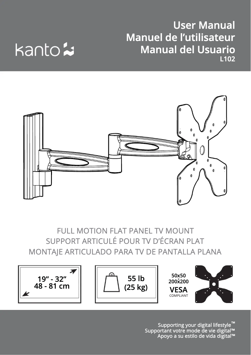 Page n°1 - Manuel utilisateur Kanto L102