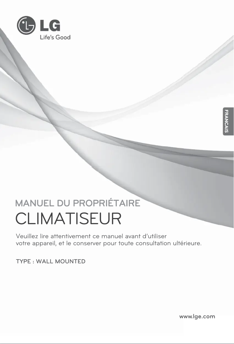 Page 1 de la notice Manuel utilisateur LG S18AT