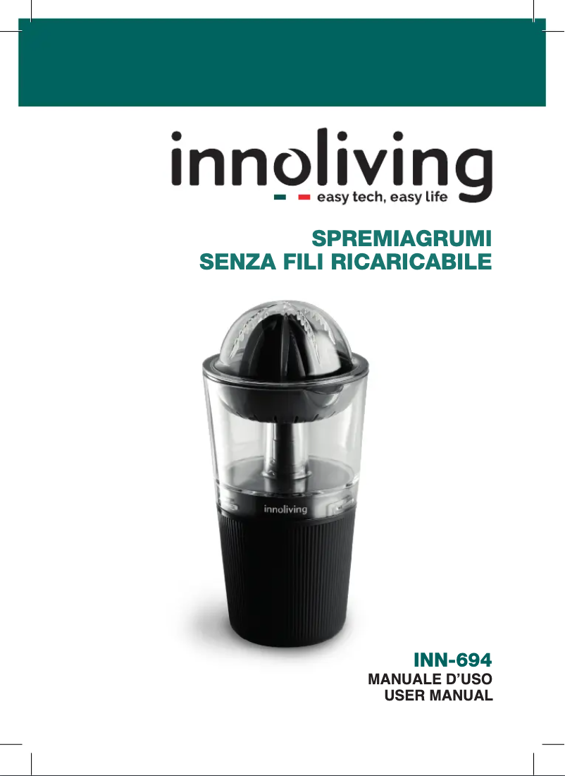 Page n°1 - Manuel utilisateur Innoliving INN-694