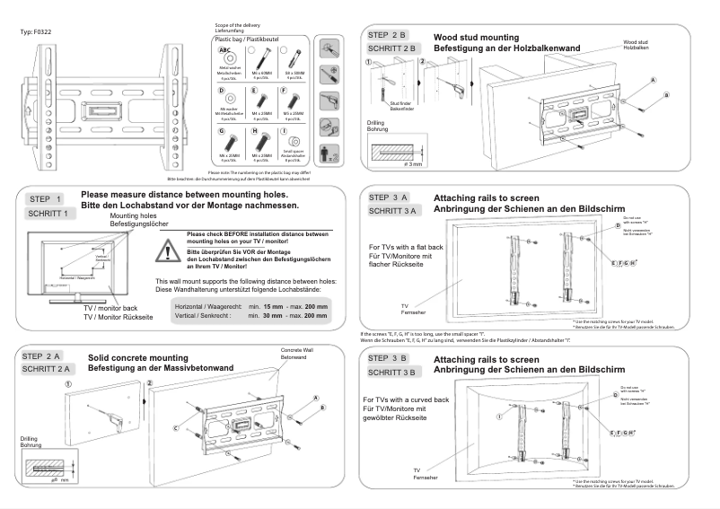 Page 1 de la notice Manuel utilisateur Ricoo F0322