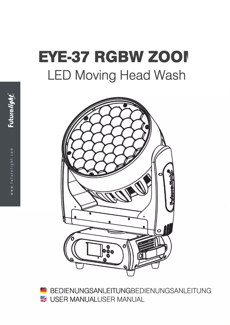 Page n°1 - Manuel utilisateur Futurelight EYE-37 RGBW Zoom