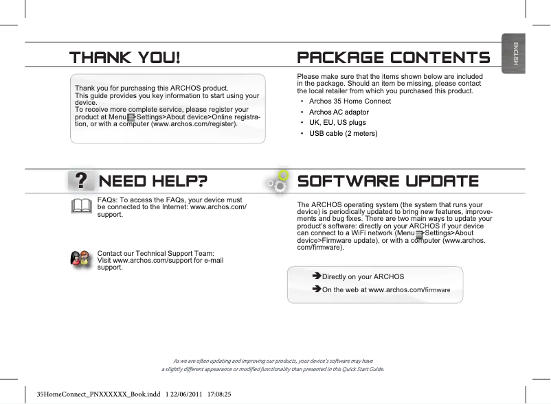 Image de la première page du manuel de l'appareil 35