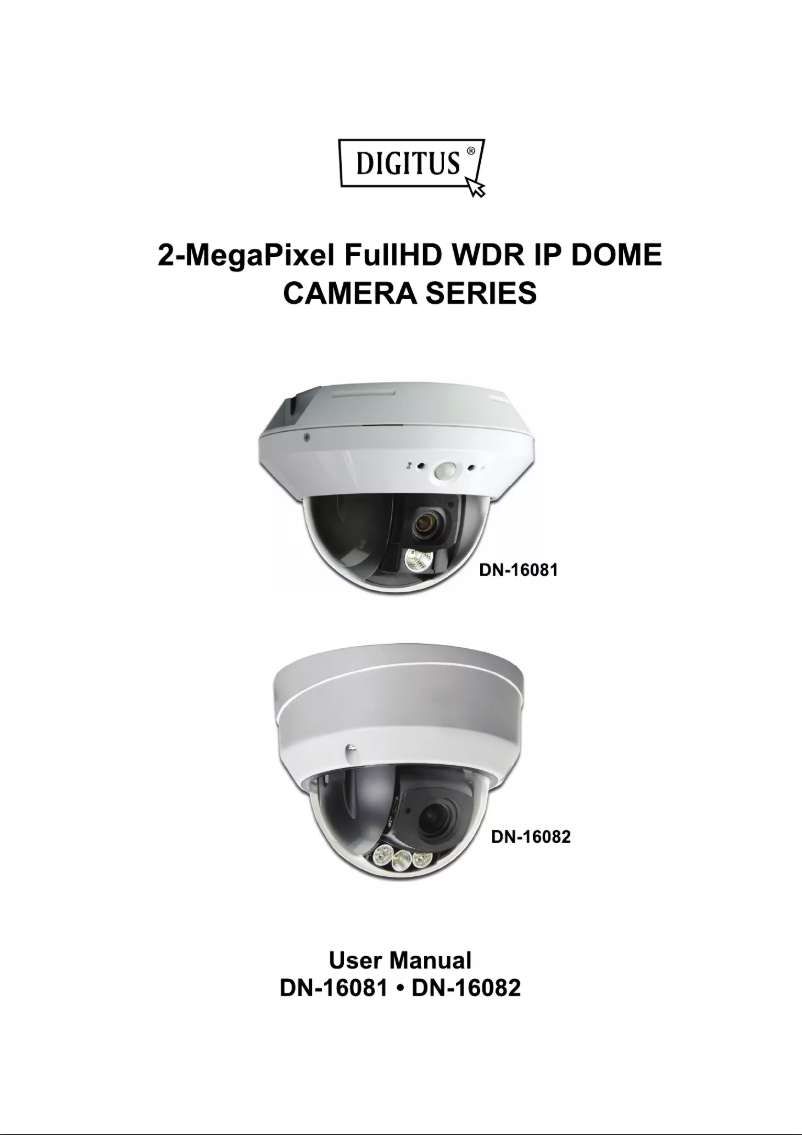 Page 1 de la notice Manuel utilisateur Digitus DN-16082