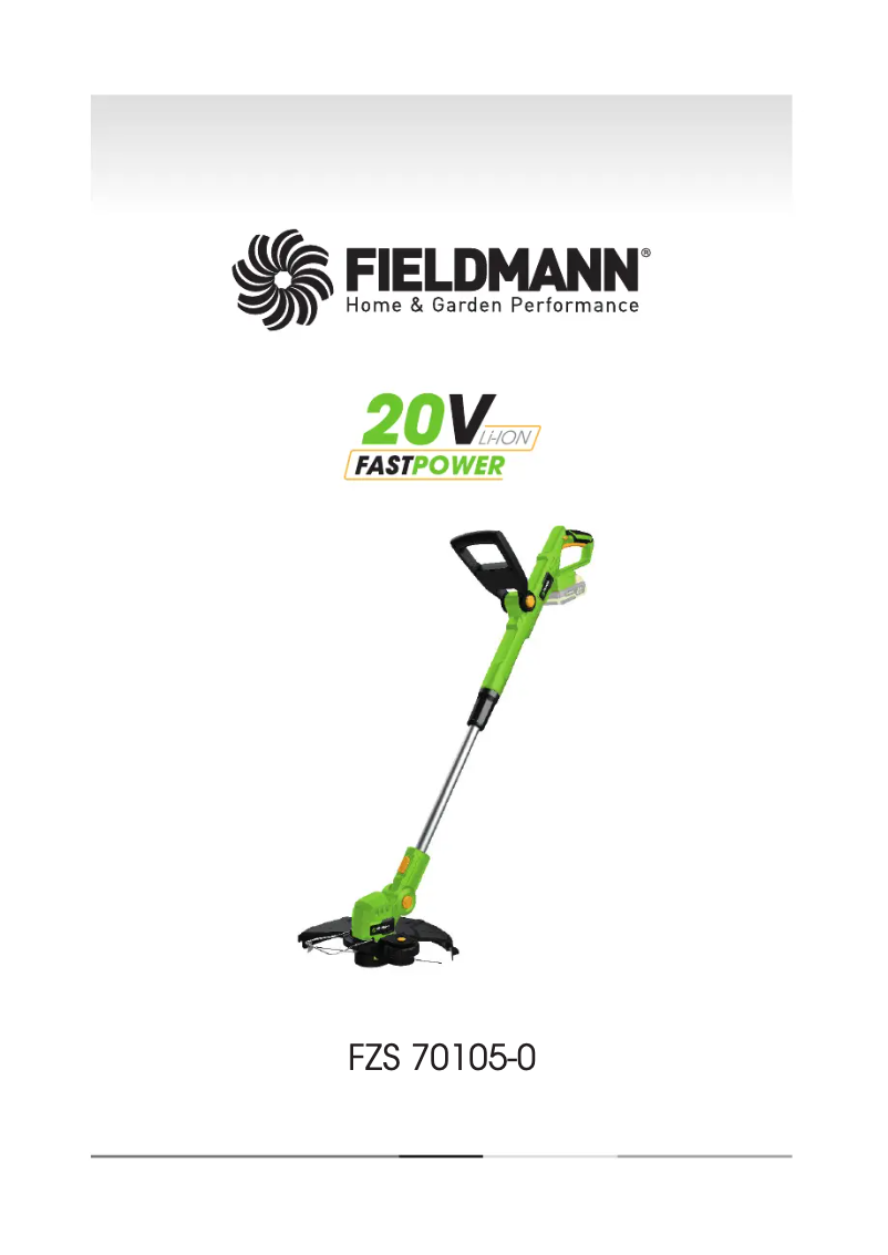 Page n°1 - Manuel utilisateur Fieldmann FZS 70105-0