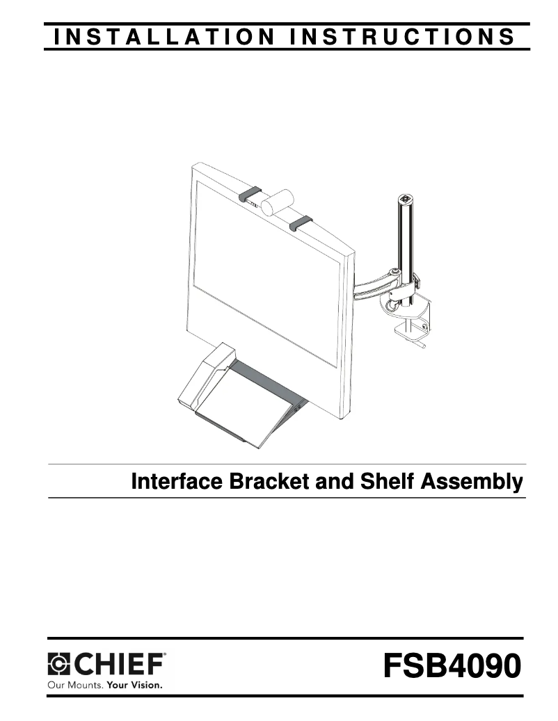 Page 1 de la notice Manuel utilisateur Chief FSB4090B