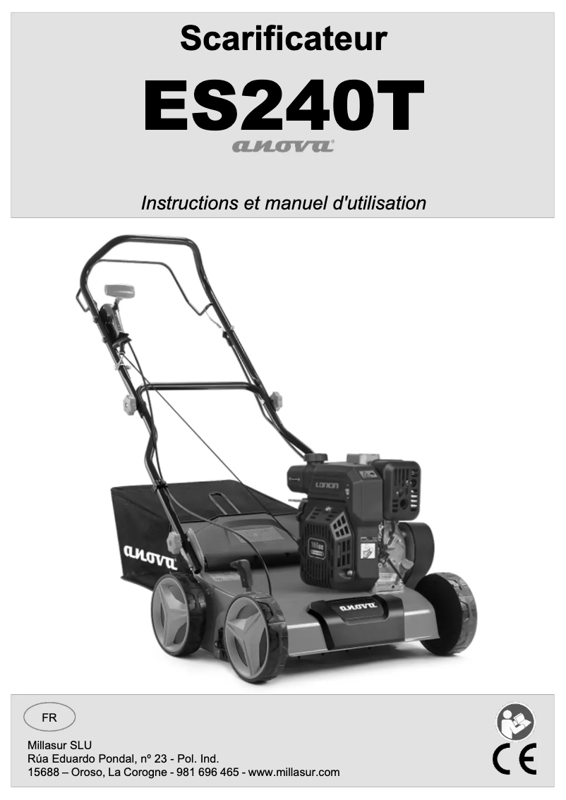 Image de la première page du manuel de l'appareil ES240T