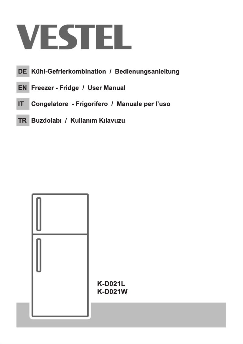 Image de la première page du manuel de l'appareil K-D021L