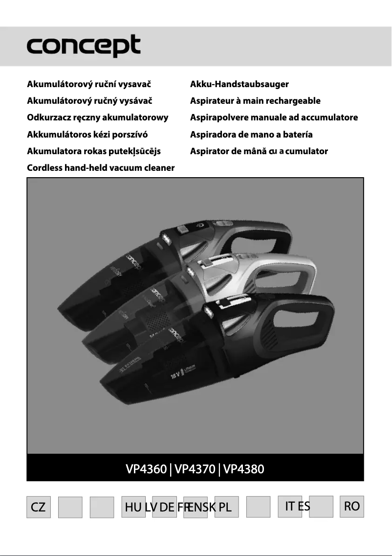 Page 1 de la notice Manuel utilisateur Concept Real Force VP4380