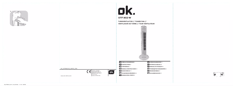 Imagen de la primera página del manual del dispositivo OTF 802-W
