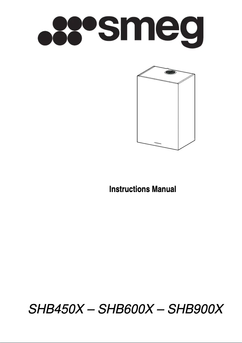 Image de la première page du manuel de l'appareil SHB600X